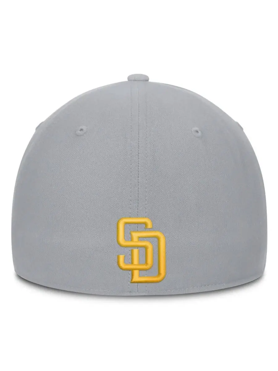 Кепка Nike San Diego Padres Primetime Dri-FIT Rise Bozz Flex — изображение 4 из 4, серый