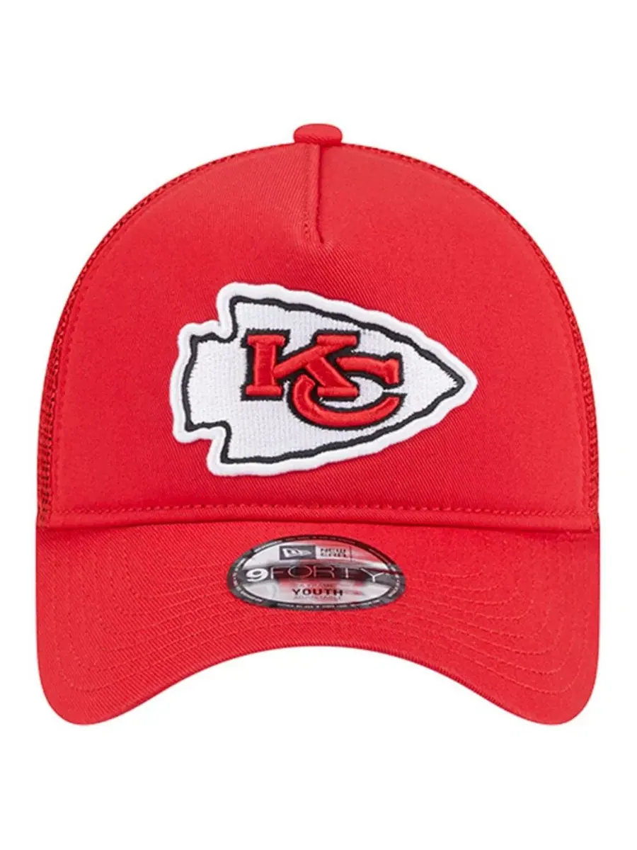 Кепка с вышитым логотипом Kansas City Chiefs New Era — изображение 2 из 5, красный