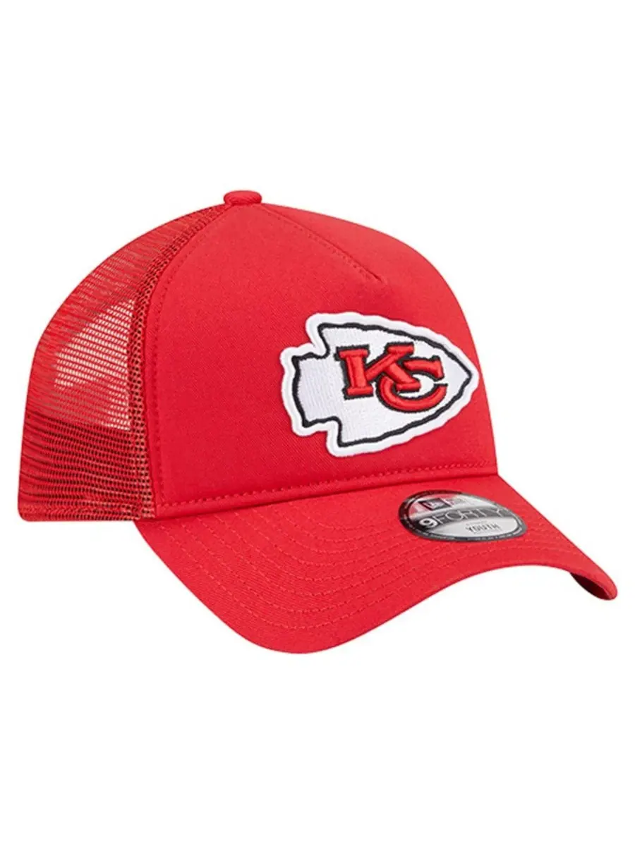 Кепка с вышитым логотипом Kansas City Chiefs New Era — изображение 3 из 5, красный