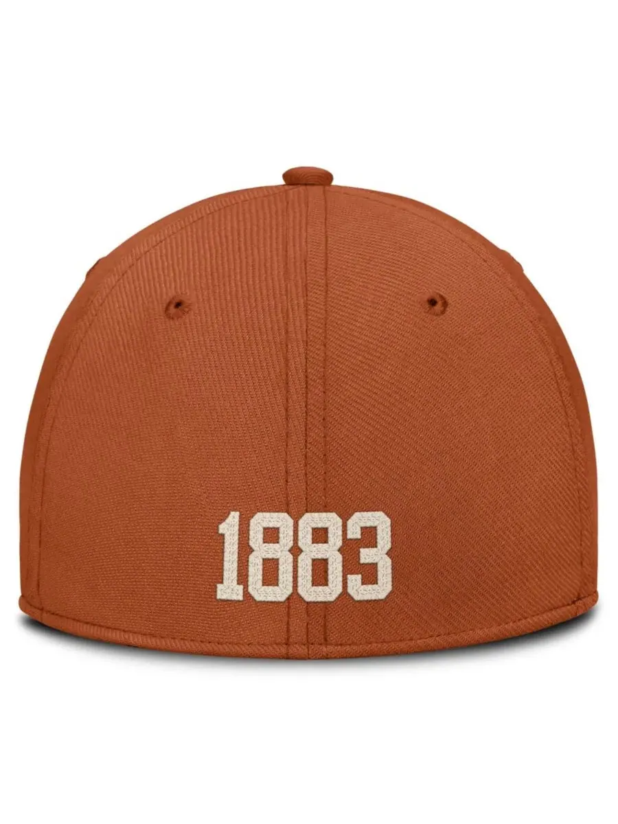 Кепка Nike Campus Prep Chained Arched Swooshflex — изображение 4 из 4, оранжевый