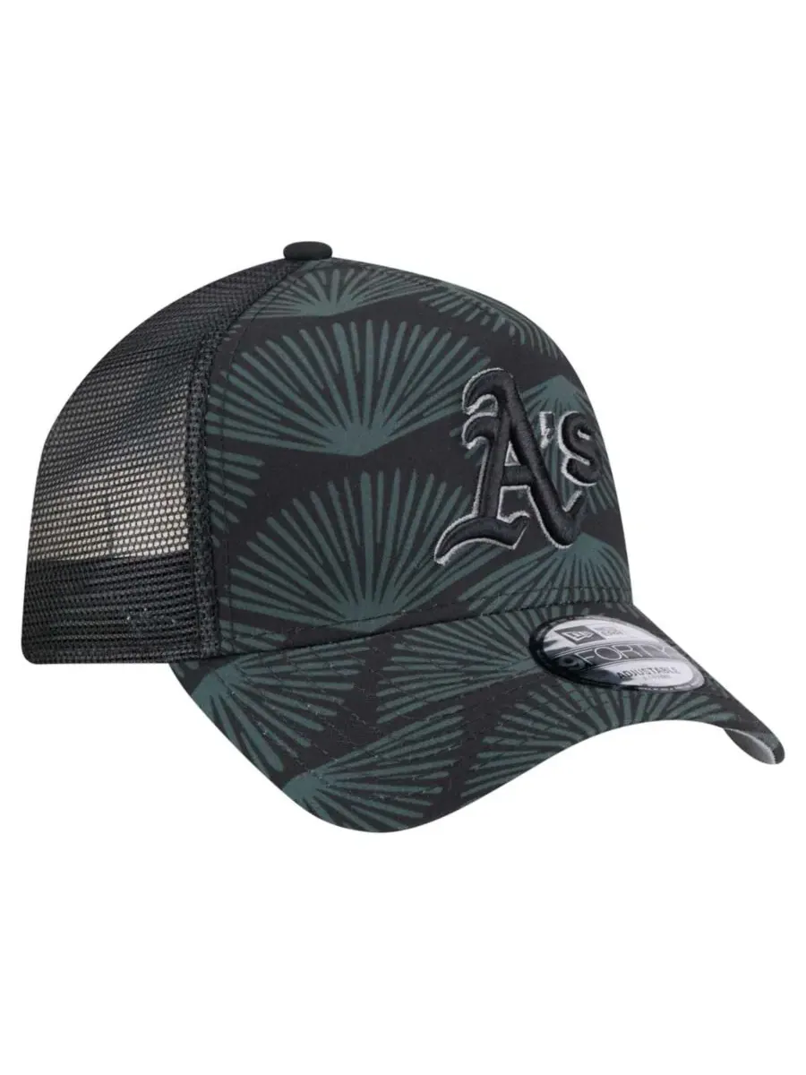 Бейсболка Athletics 9FORTY A-Frame Trucker New Era — изображение 3 из 5, черный