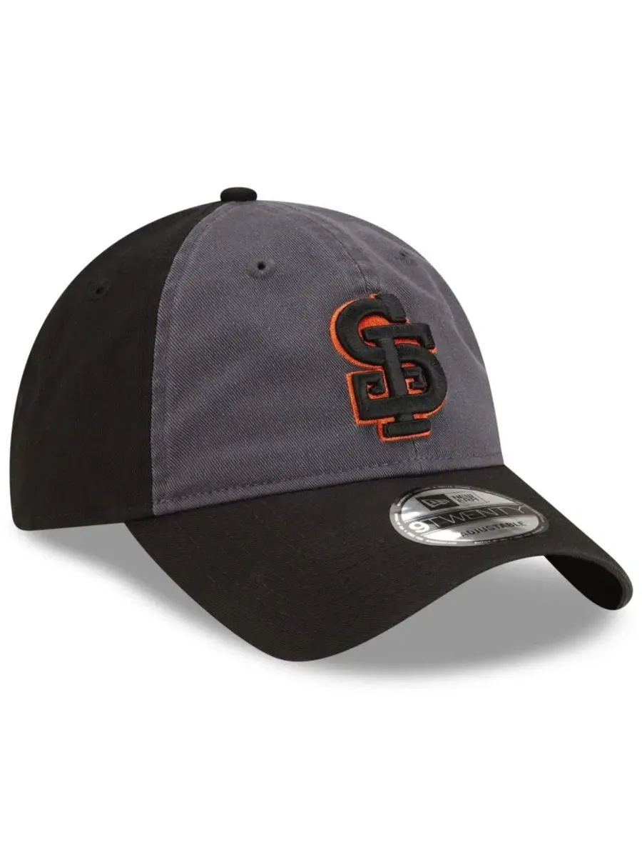 Бейсболка с вышивкой San Francisco Giants New Era — изображение 5 из 5, серый черный