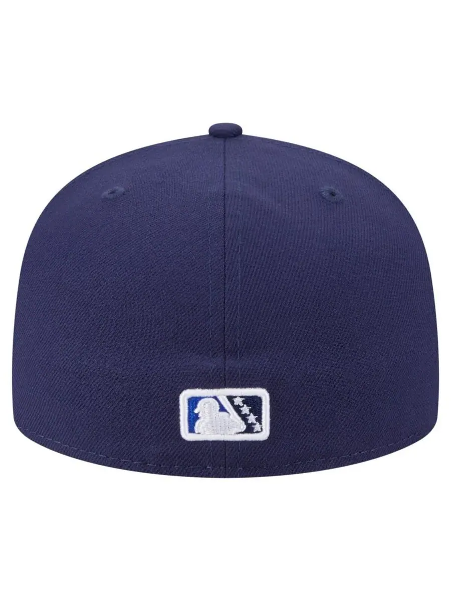 New Era Мужская кепка темно-синего цвета Pensacola Blue Wahoo's Authentic Collection 59FIFTY Fitted — изображение 4 из 4