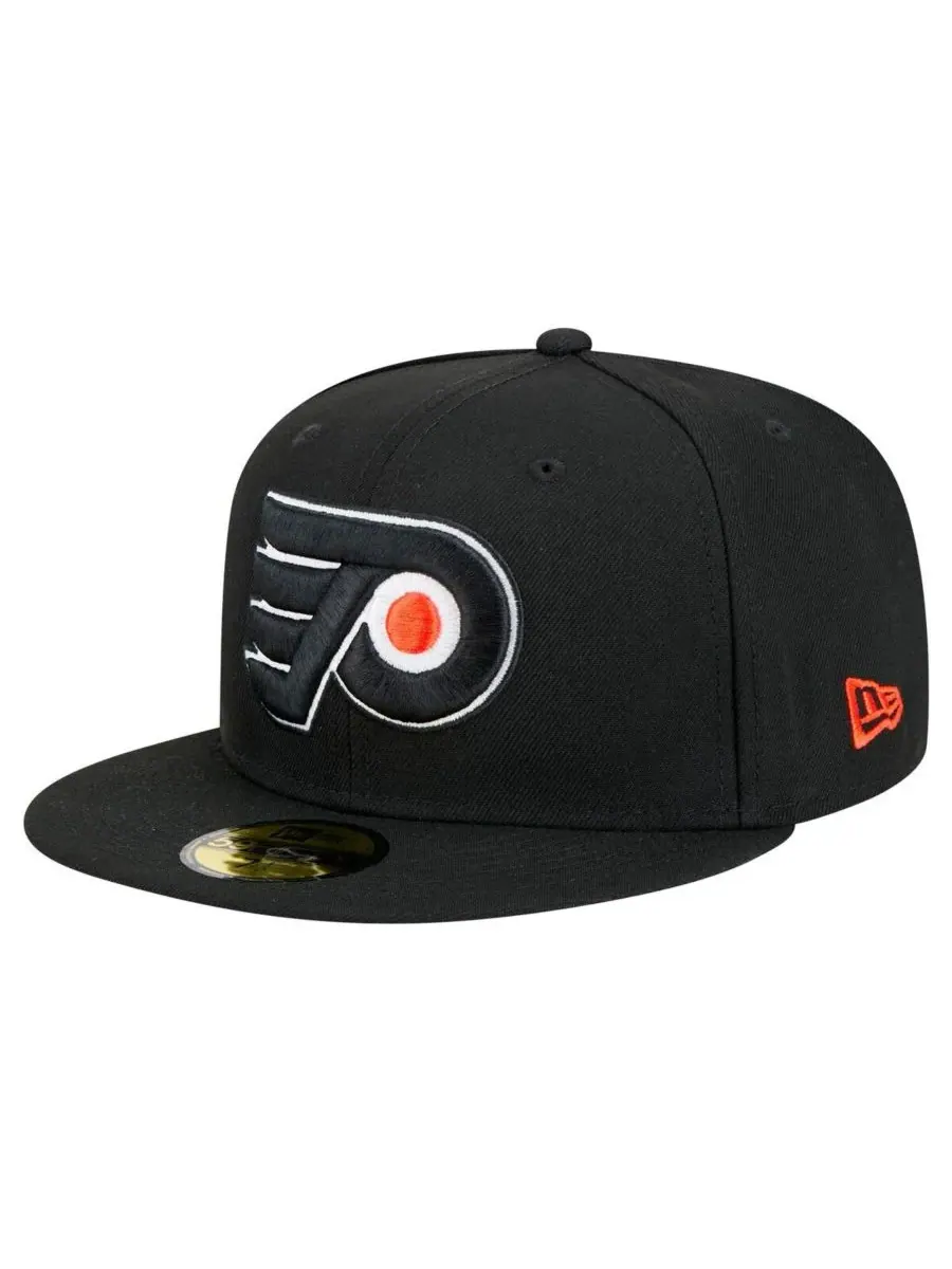 New Era Мужская черная бейсболка Philadelphia Flyers Core 59FIFTY