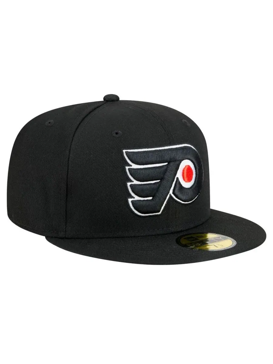 New Era Мужская черная бейсболка Philadelphia Flyers Core 59FIFTY — изображение 2 из 5, черный