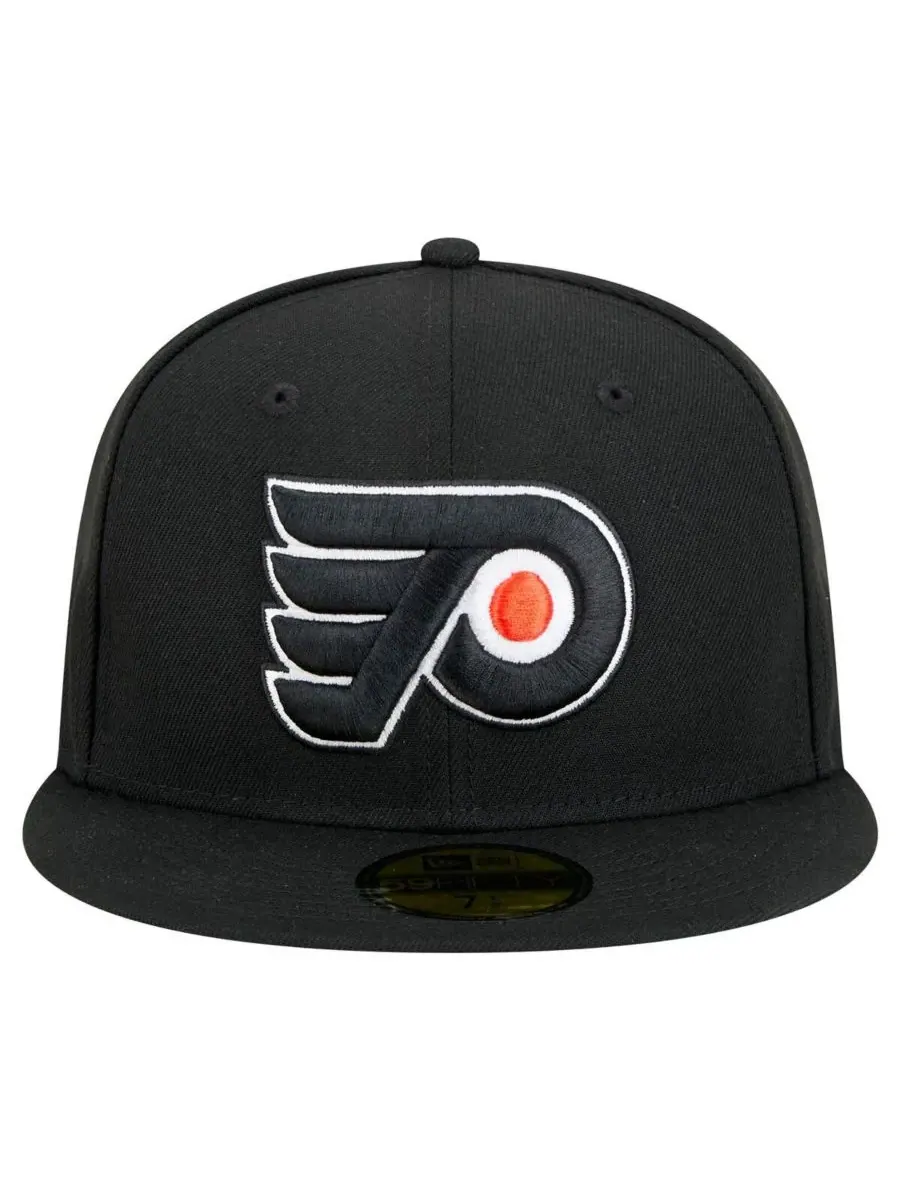 New Era Мужская черная бейсболка Philadelphia Flyers Core 59FIFTY — изображение 3 из 5, черный