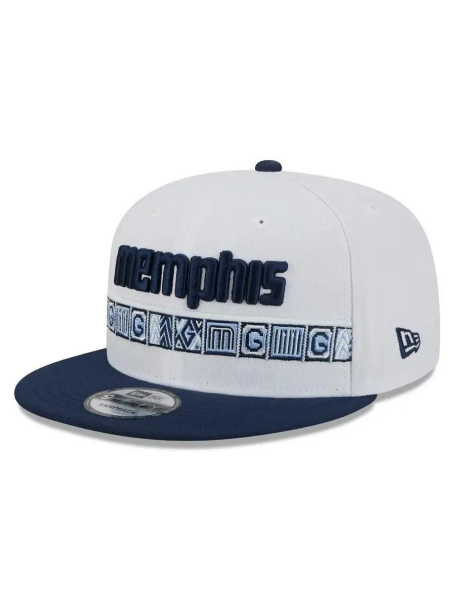 New Era Мужская светло-голубая/темно-синяя кепка-снепбек Memphis Grizzlies 2025/26 City Edition — изображение 3 из 3