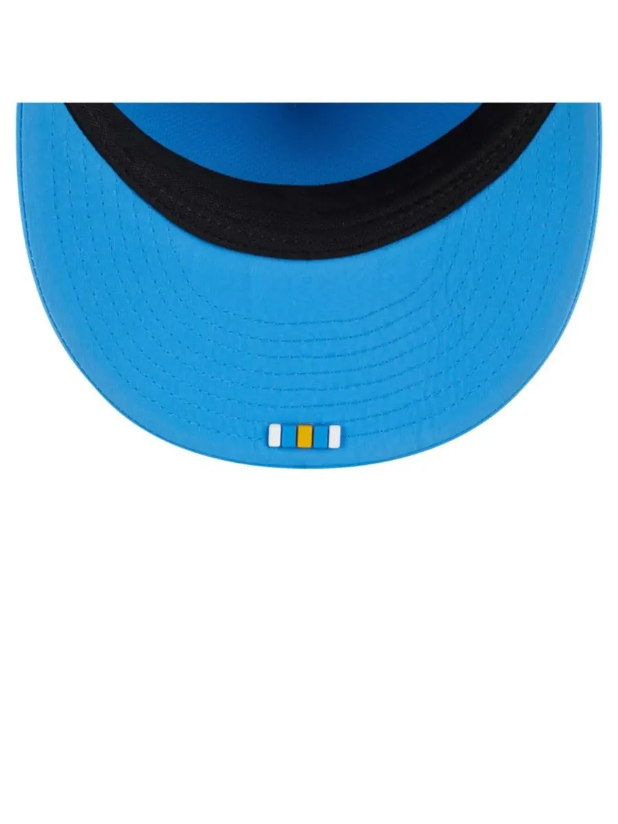New Era Мужская бейсболка Los Angeles Chargers 2025 Sideline Retro Crown 59FIFTY светло-голубого — изображение 3 из 5, синий