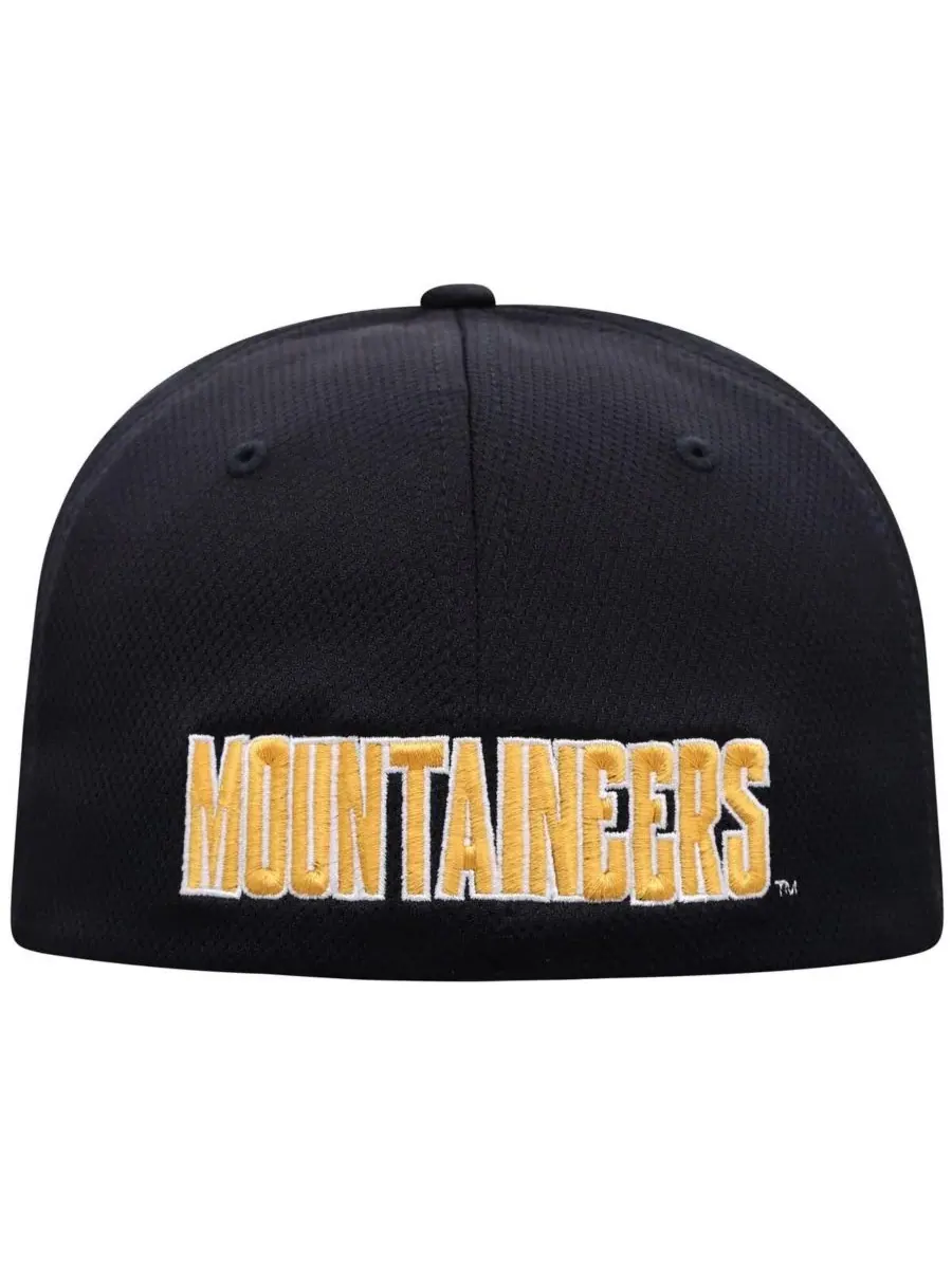 Top of the World Мужская черная кепка Appalachian State Mountaineers Reflex Flex — изображение 2 из 3, черный