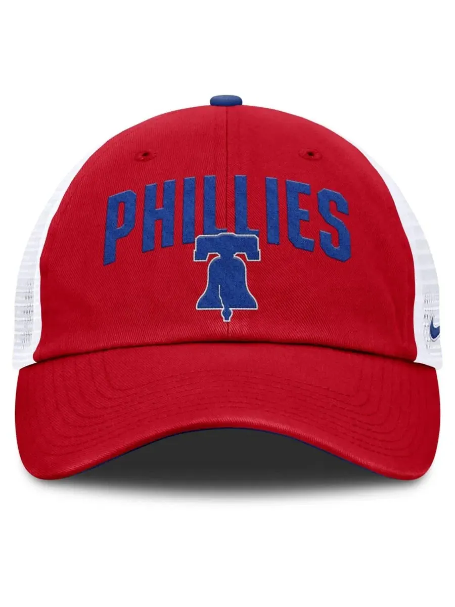 Кепка-тракер Philadelphia Phillies Primetime Club Nike — изображение 2 из 5, красный белый