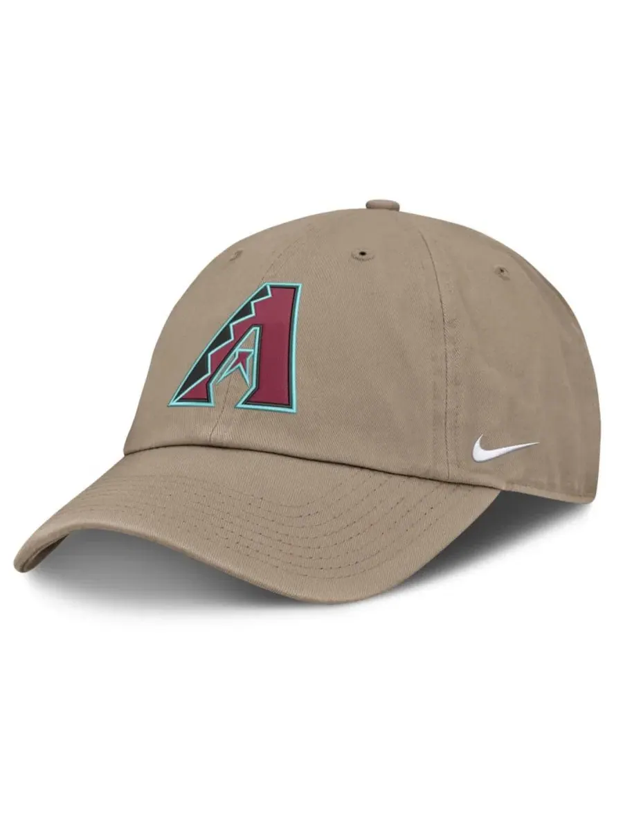Бейсболка Nike с вышитым логотипом Arizona Diamondbacks — изображение 2 из 4, хаки