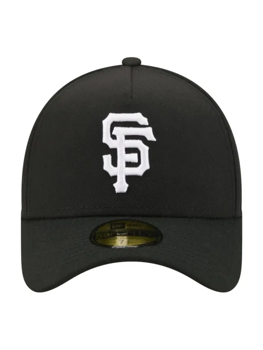 Кепка New Era A-Frame 59FORTY с вышивкой San Francisco Giants — изображение 2 из 7, черный