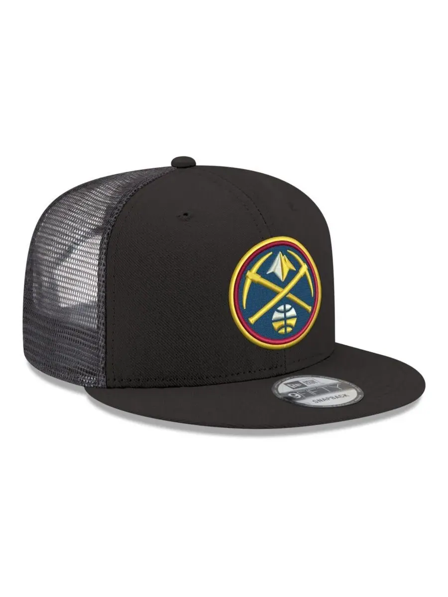 Кепка-снэпбек с вышивкой Core Logo Meshback 9FIFTY New Era — изображение 3 из 4, черный