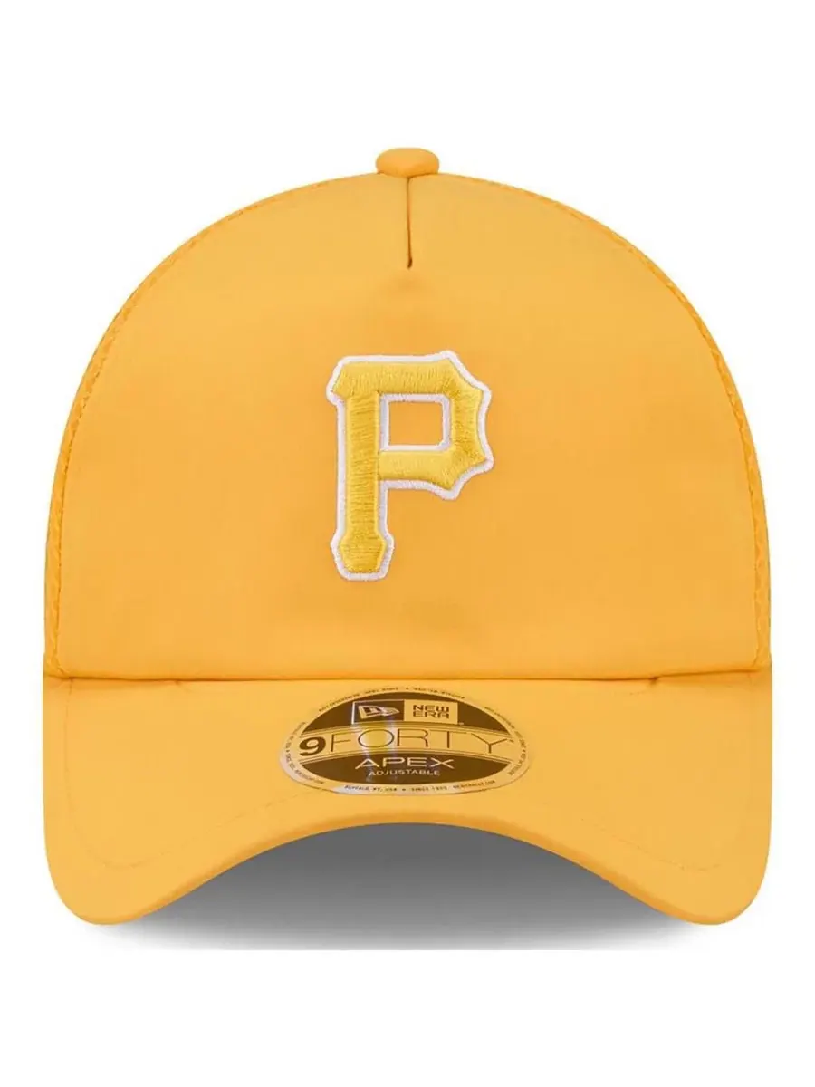 Бейсболка Нью-Эра Pittsburgh Pirates 2026 Batting Practice Apex 9FORTY — изображение 4 из 4, золото