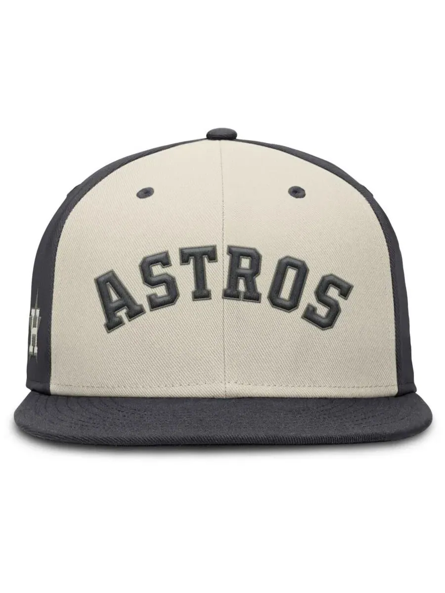 Кепка Nike Dri-FIT True Fitted Houston Astros — изображение 2 из 4, бежевый