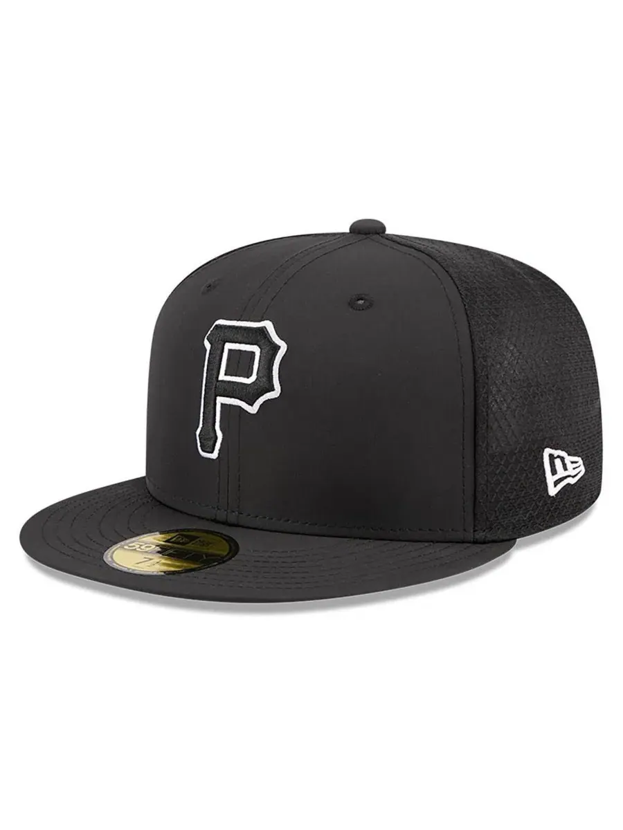 Бейсболка New Era с высокой тульей, приплюснутым козырьком, с вышивкой, Pittsburgh Pirates
