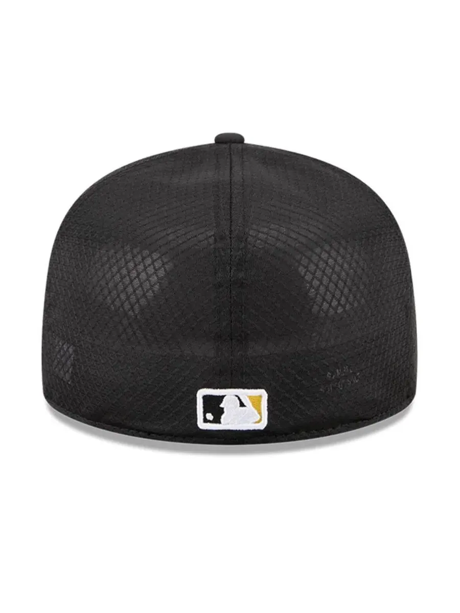 Бейсболка New Era с высокой тульей, приплюснутым козырьком, с вышивкой, Pittsburgh Pirates — изображение 4 из 5, черный