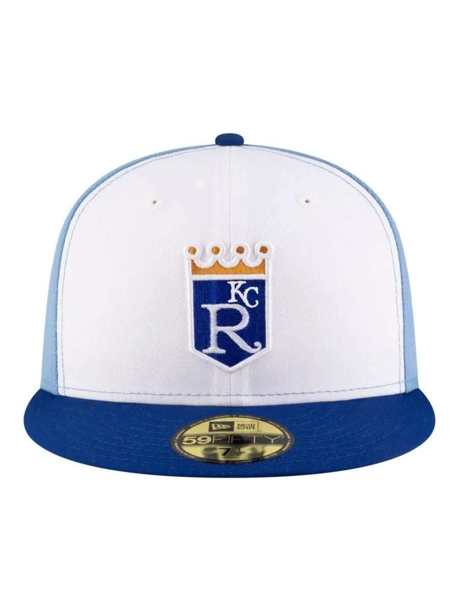 Кепка с высокой тульей и плоским козырьком Kansas City Royals Authentic Collection On-Field 59FIFTY — изображение 2 из 4