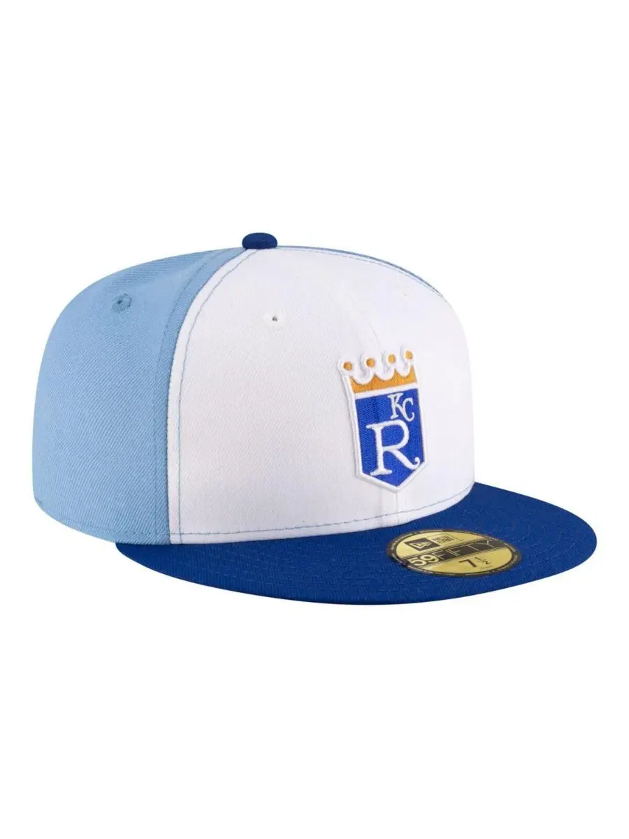 Кепка с высокой тульей и плоским козырьком Kansas City Royals Authentic Collection On-Field 59FIFTY — изображение 3 из 4