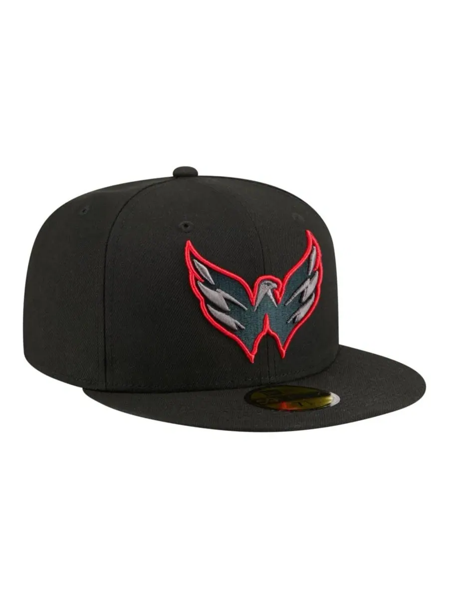 Кепка New Era с вышивкой, модель Color Pop 59FIFTY — изображение 3 из 5, черный
