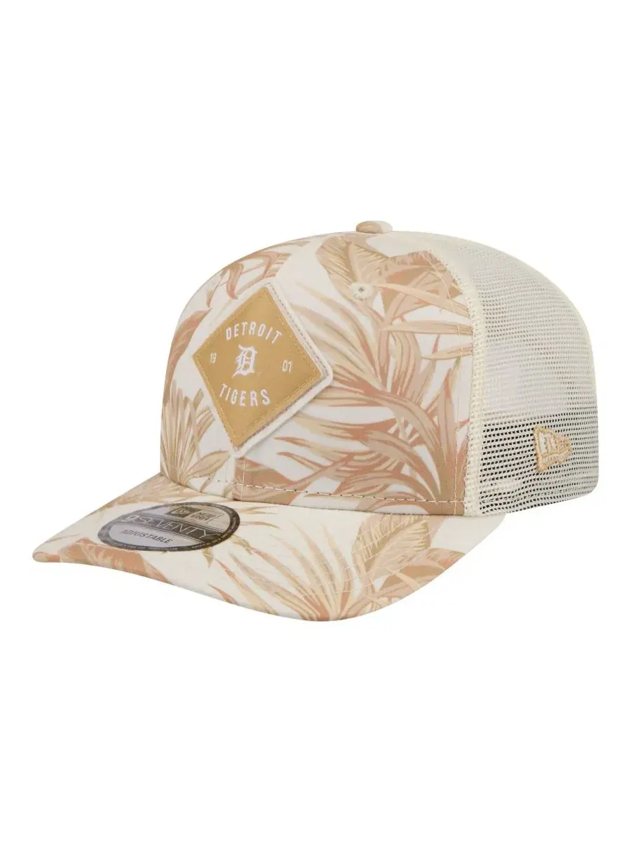 Бейсболка-тракер с козырьком Detroit Tigers Tonal Palm COOLERA 9SEVENTY New Era