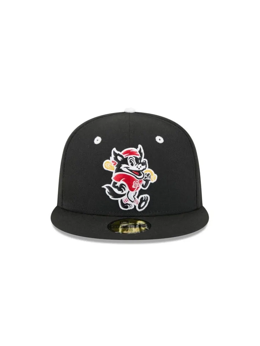 Кепка с высокой тульей Erie SeaWolves Theme Nights 59FIFTY New Era — изображение 2 из 4, черный