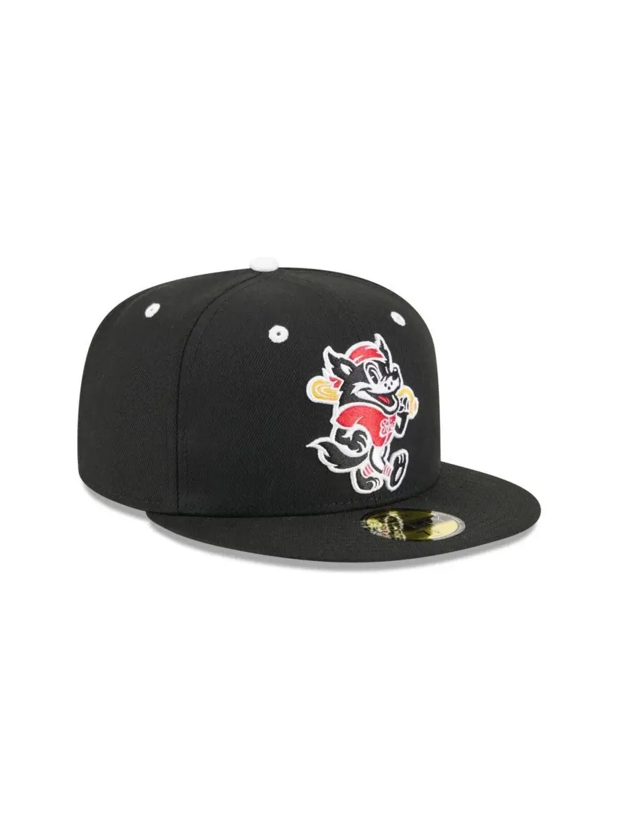 Кепка с высокой тульей Erie SeaWolves Theme Nights 59FIFTY New Era — изображение 3 из 4, черный