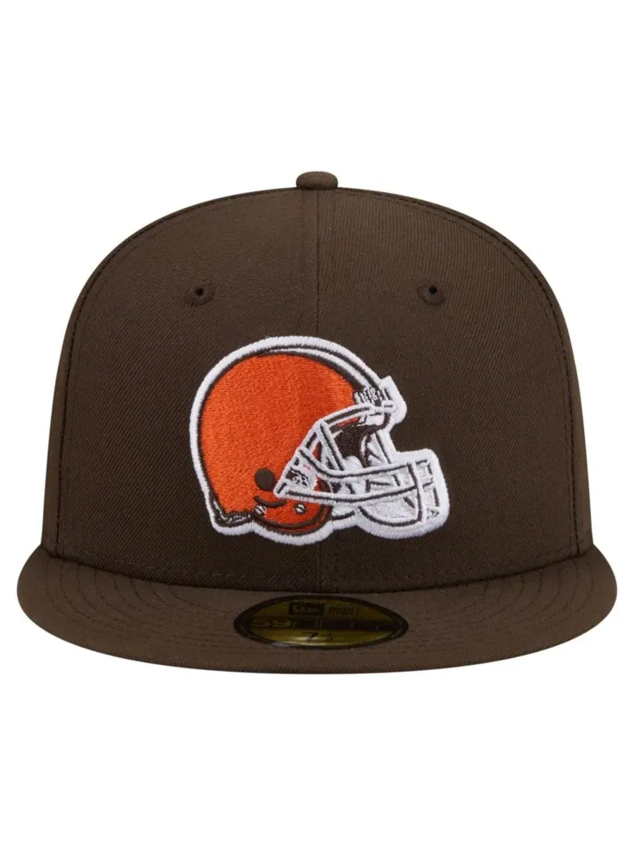 Кепка с высокой тульей Cleveland Browns 59FIFTY New Era — изображение 5 из 5, коричневый