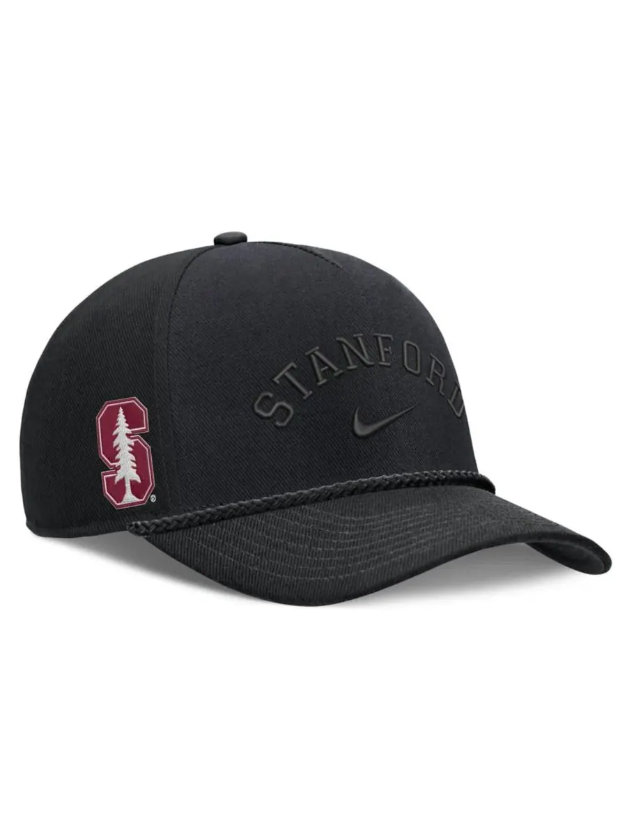 Кепка Nike Campus Prep Tonal Rope Rise — изображение 3 из 4, черный