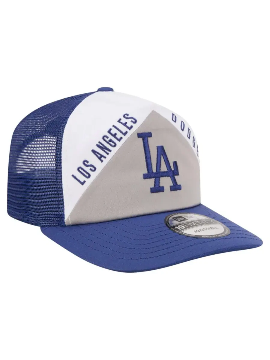 Бейсболка-тракер с вышивкой Los Angeles Dodgers Retro Cut 19TWENTY New Era — изображение 4 из 5, белый