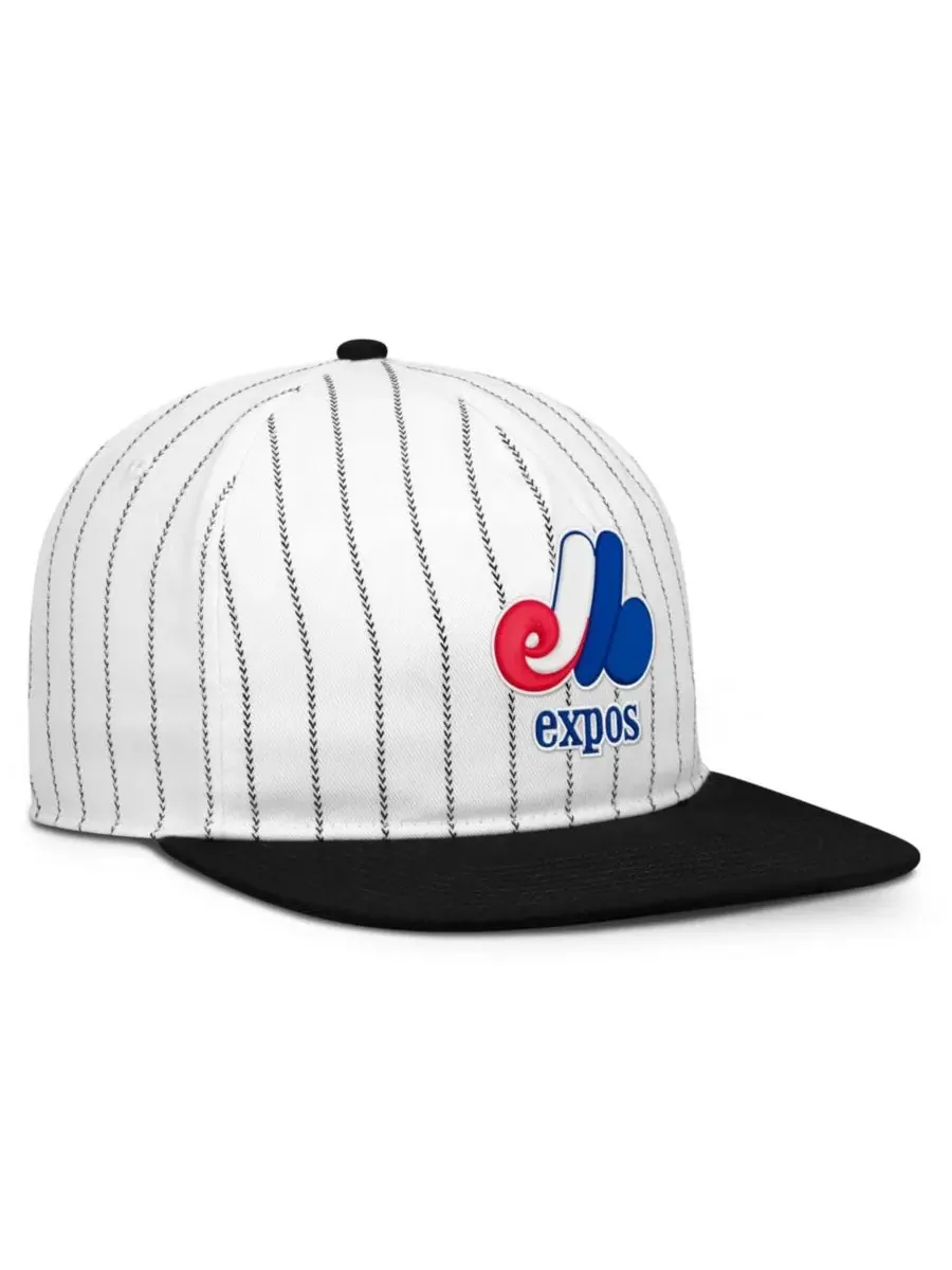 Кепка с вышивкой Montreal Expos Nike — изображение 3 из 4, белый черный