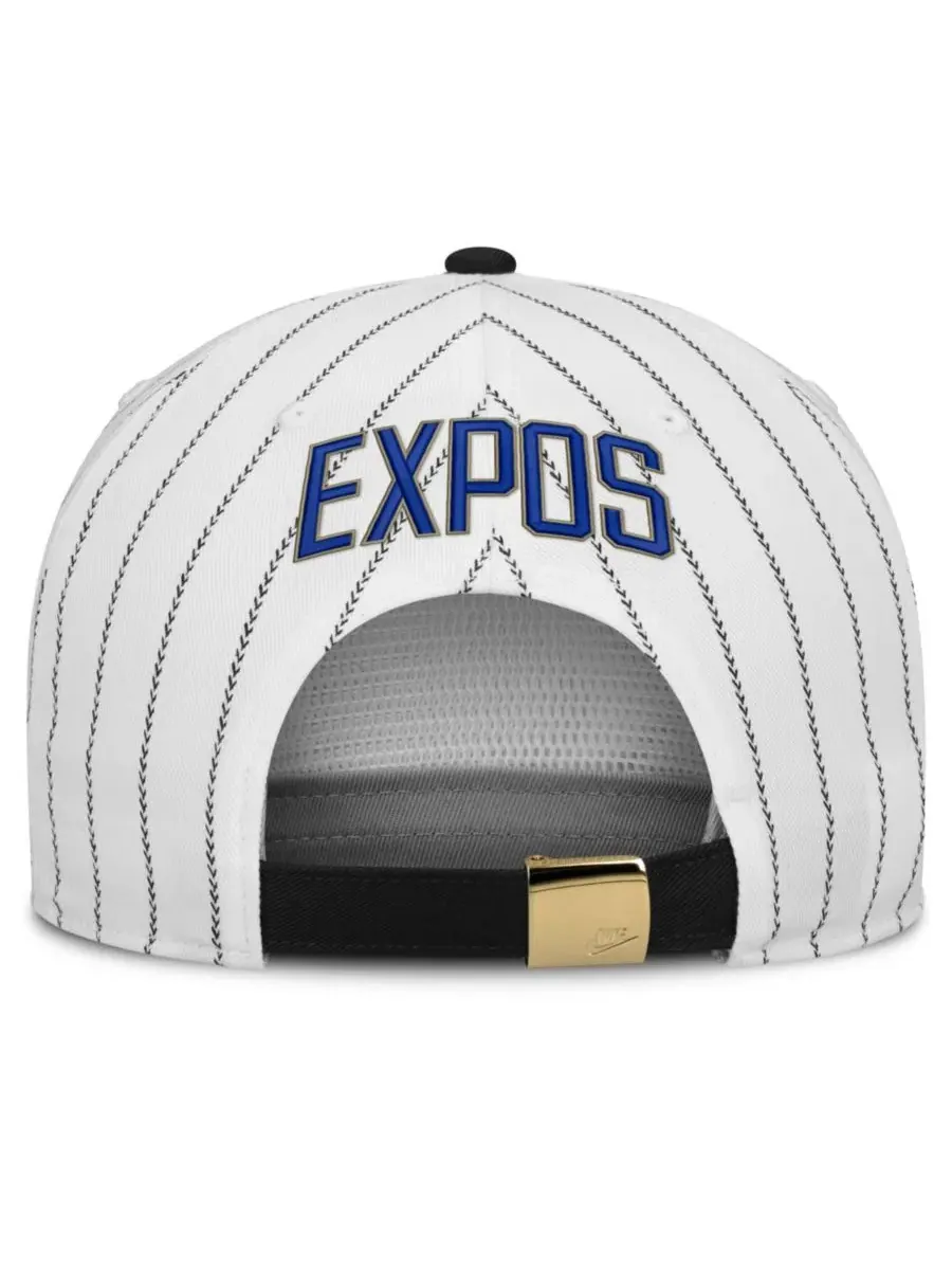 Кепка с вышивкой Montreal Expos Nike — изображение 4 из 4, белый черный