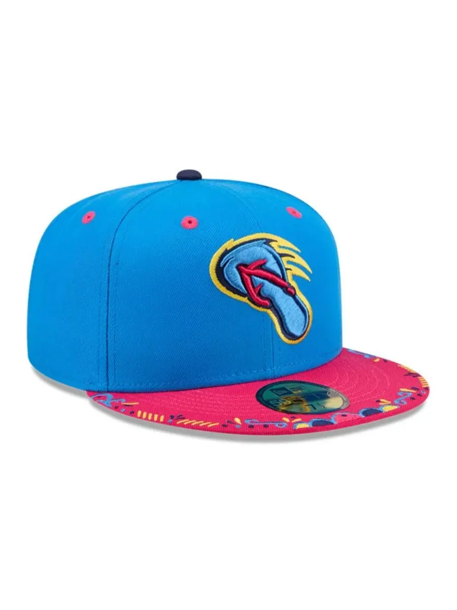 Бейсболка New Era San Antonio Missions 2026 Copa De La Diversion 59FIFTY — изображение 4 из 5, синий розовый
