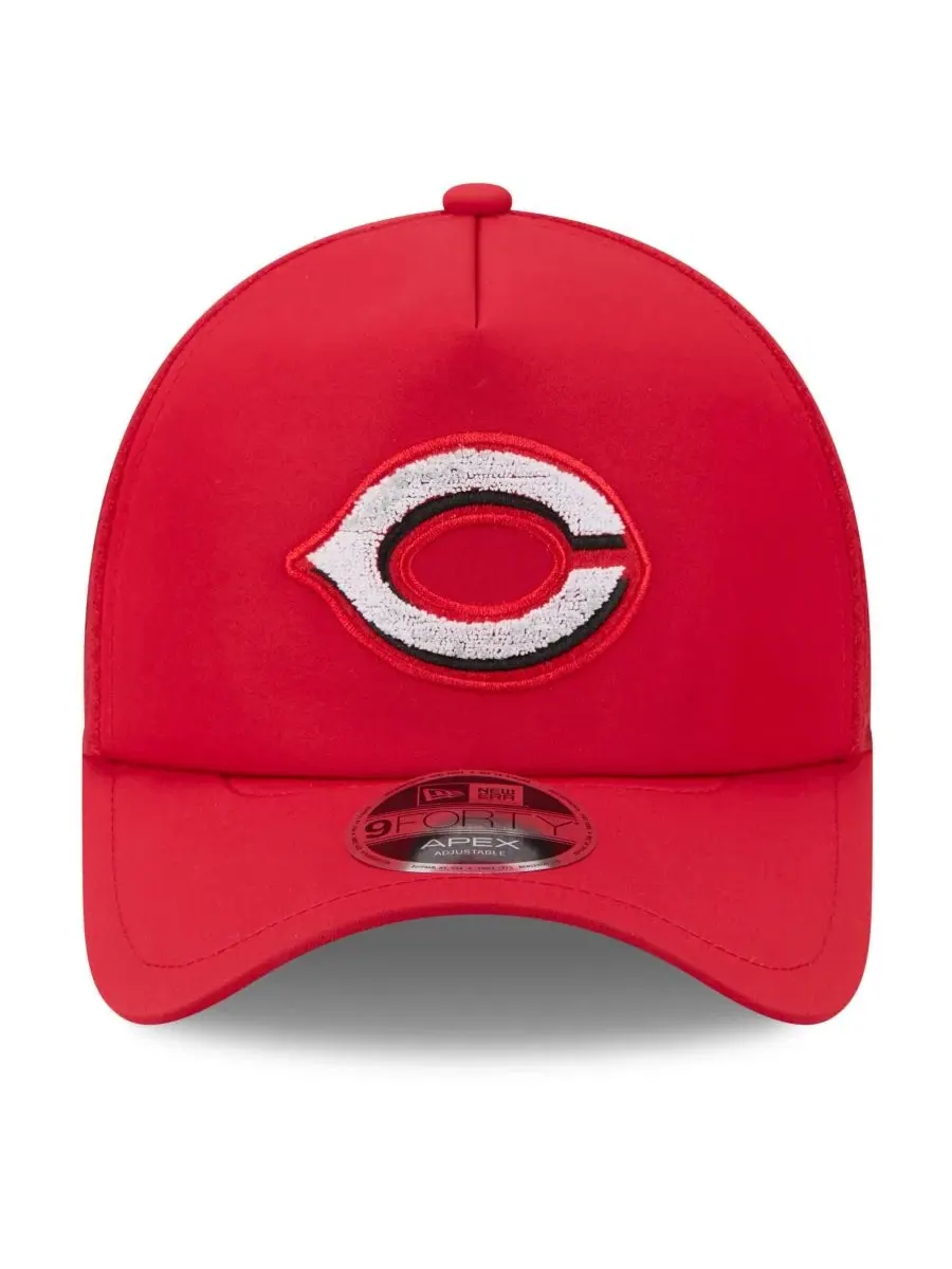 Кепка New Era 9FORTY Apex с вышивкой Cincinnati Reds — изображение 2 из 5, красный