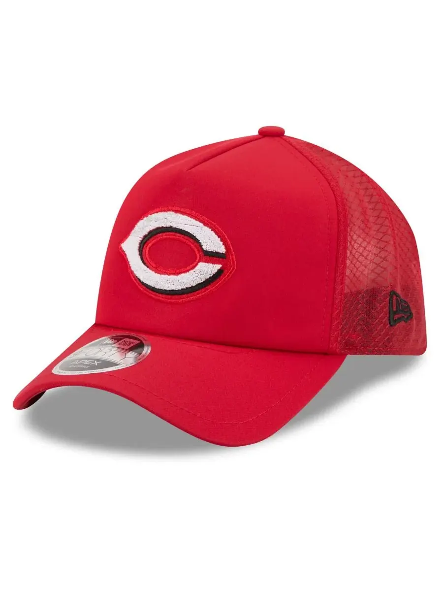 Кепка New Era 9FORTY Apex с вышивкой Cincinnati Reds — изображение 3 из 5, красный