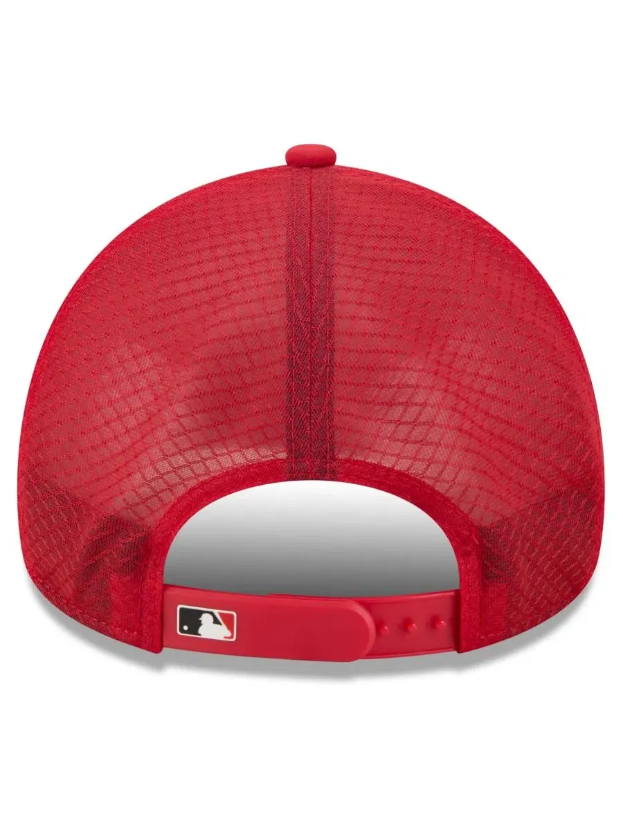 Кепка New Era 9FORTY Apex с вышивкой Cincinnati Reds — изображение 4 из 5, красный