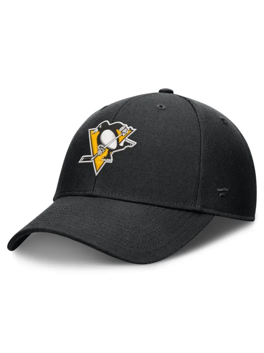 Бейсболка с вышитым логотипом Pittsburgh Penguins Fanatics