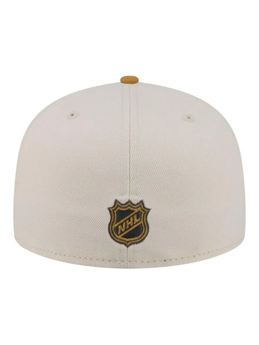 Бейсболка с высокой тульей, с плоским козырьком, Colorado Avalanche New Era — изображение 4 из 5, кремовый бежевый