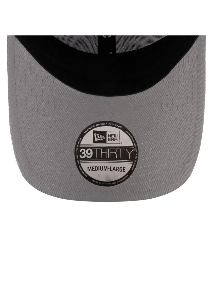 New Era Мужская кепка Detroit Lions 39THIRTY Flex, черно-синяя, с символикой драфта НФЛ 2025 года — изображение 2 из 5