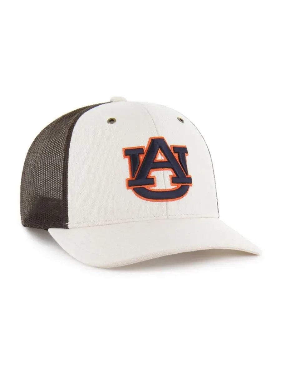 Бейсболка-тракер с изогнутым козырьком, Auburn Tigers Carhartt x '47 — изображение 2 из 4, натуральный коричневый
