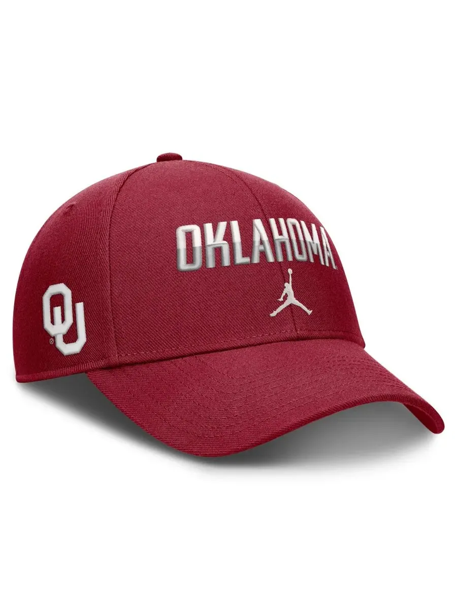 Кепка с вышитым логотипом Oklahoma Sooners Jordan