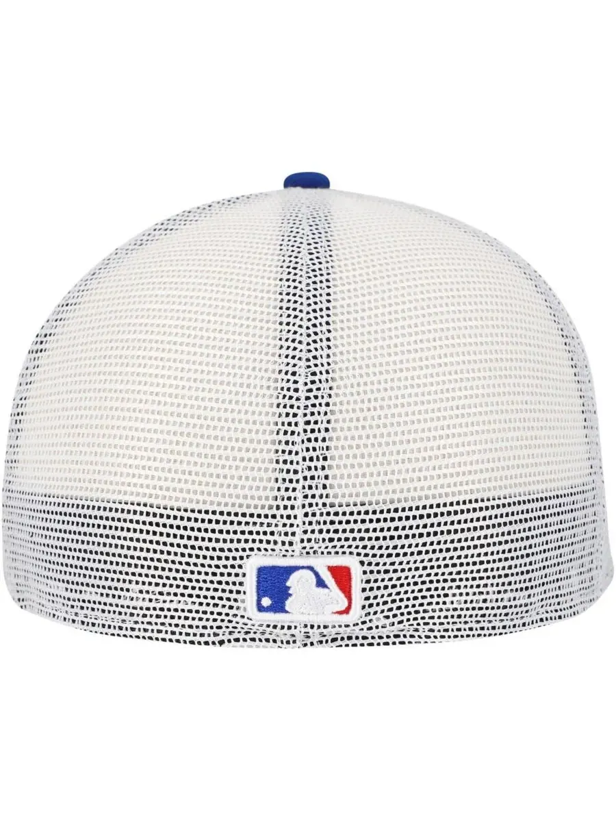 New Era Мужская бейсболка-тракер 59FIFTY в цветах команды Chicago Cubs — изображение 2 из 5, королевский
