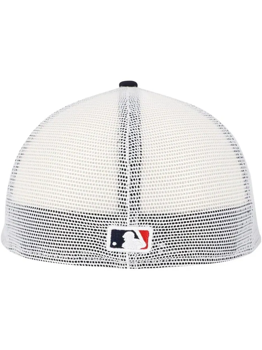 New Era Мужская темно-синяя бейсболка-тракер Cleveland Guardians, цвет команды 59FIFTY — изображение 3 из 5