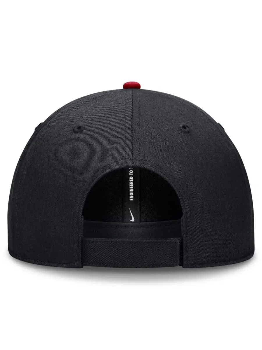 Бейсболка Atlanta Braves Dri-FIT Club с вышивкой Nike — изображение 4 из 4, темно-синий красный