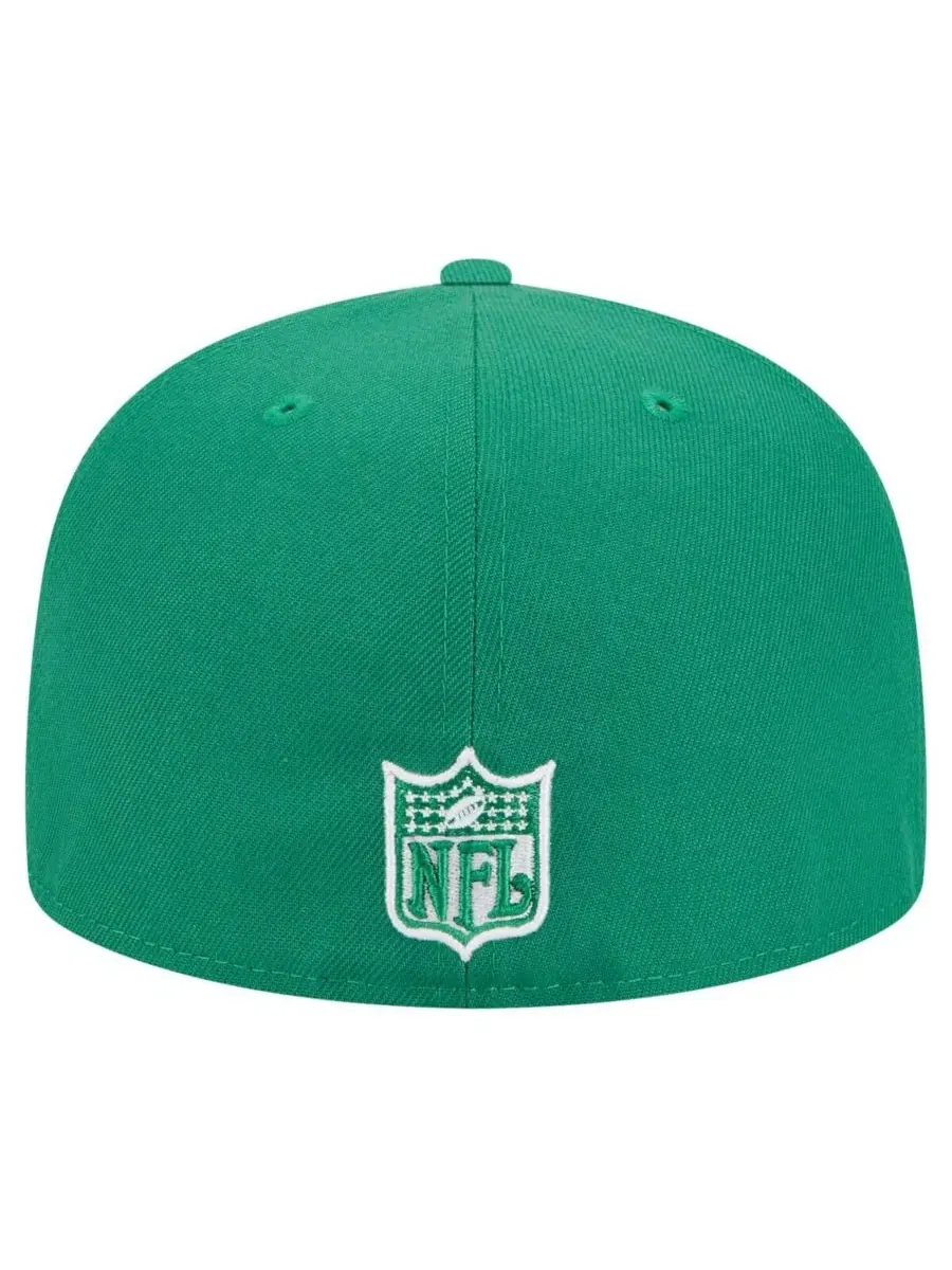 New Era Мужская бейсболка 59FIFTY ярко-зеленого цвета с исторической нашивкой чемпионов Суперкубка — изображение 4 из 4
