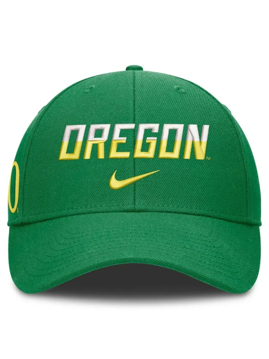 Кепка с вышивкой Oregon Ducks Nike — изображение 2 из 4, зеленый