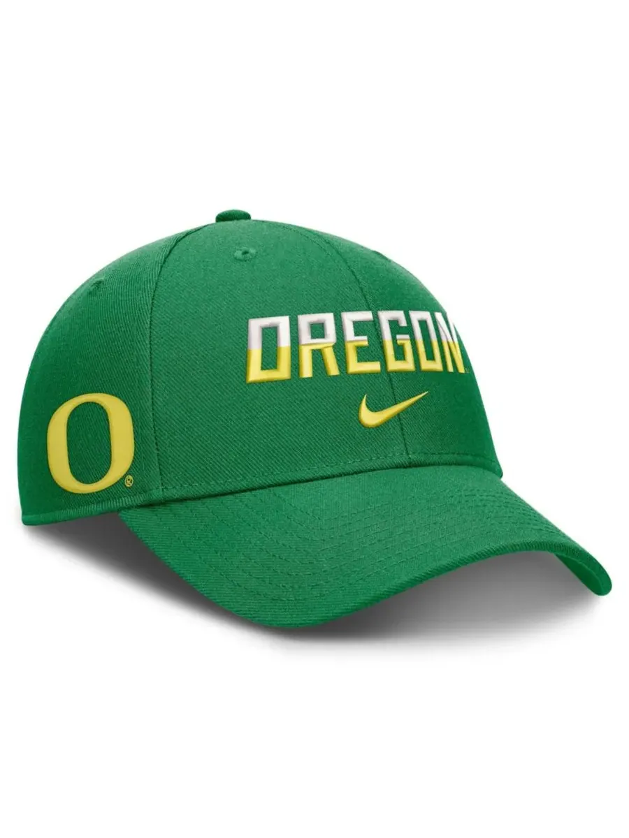 Кепка с вышивкой Oregon Ducks Nike — изображение 3 из 4, зеленый