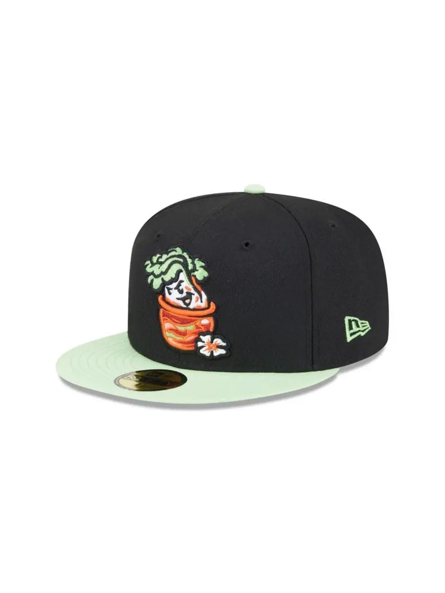 New Era Мужская черная кепка Montgomery Biscuits Theme Nights 59FIFTY
