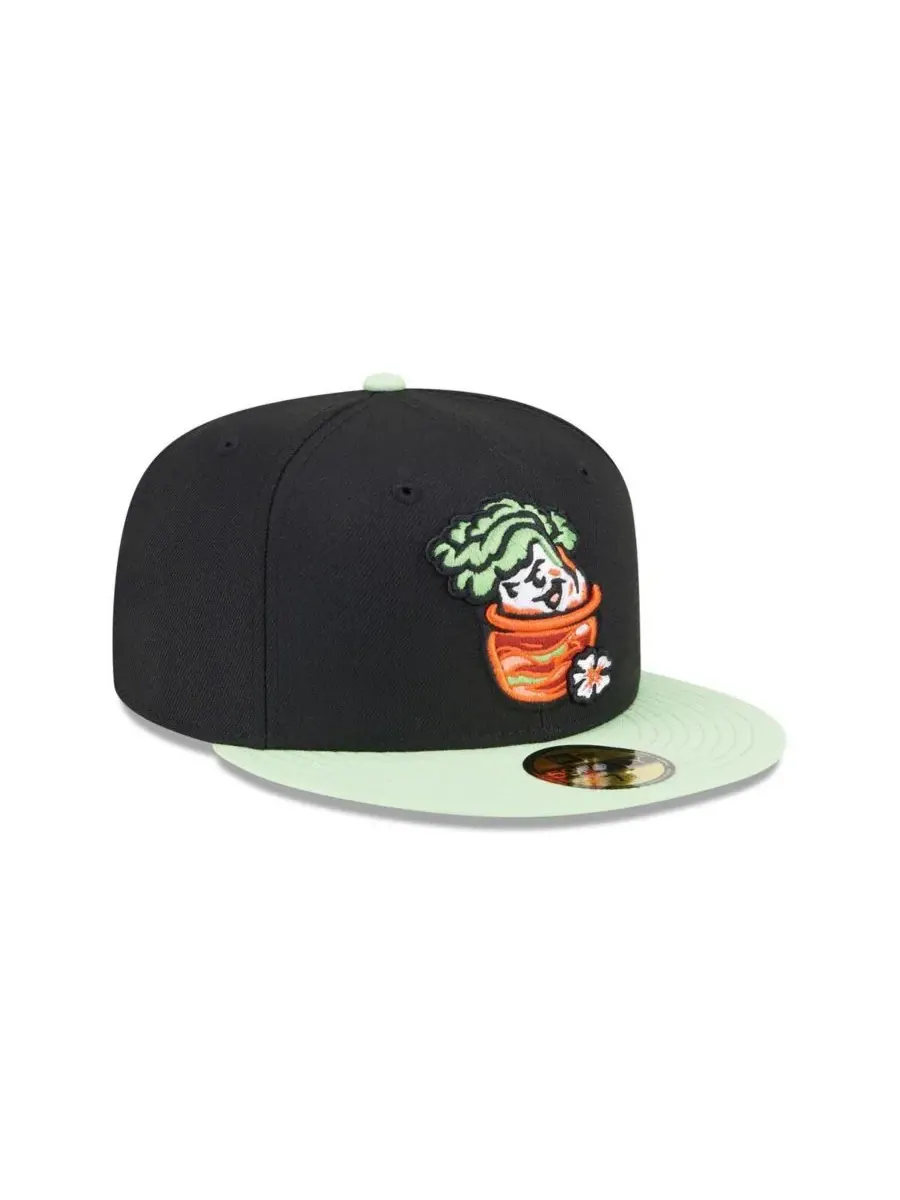 New Era Мужская черная кепка Montgomery Biscuits Theme Nights 59FIFTY — изображение 3 из 4, черный