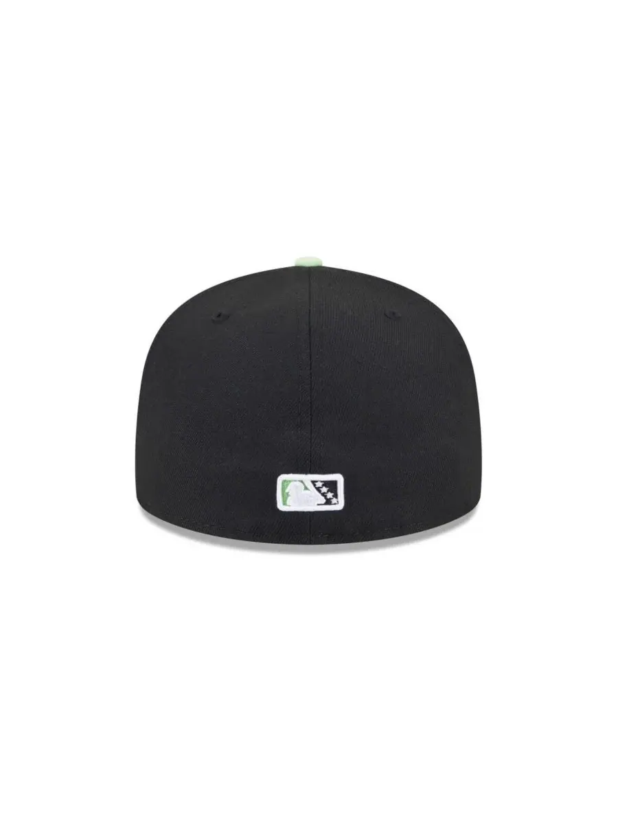 New Era Мужская черная кепка Montgomery Biscuits Theme Nights 59FIFTY — изображение 4 из 4, черный